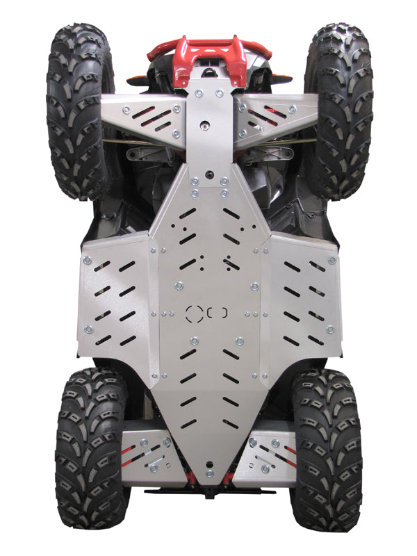 Kit plaques de protection aluminium pour quad Scrambler 850/1000 (-2014) (aluminium) – protection châssis complète, robuste et durable