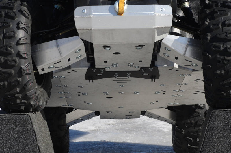 Kit plaques de protection aluminium pour quad UFORCE 550, UFORCE 800 (aluminium) – protection châssis complète, robuste et durable