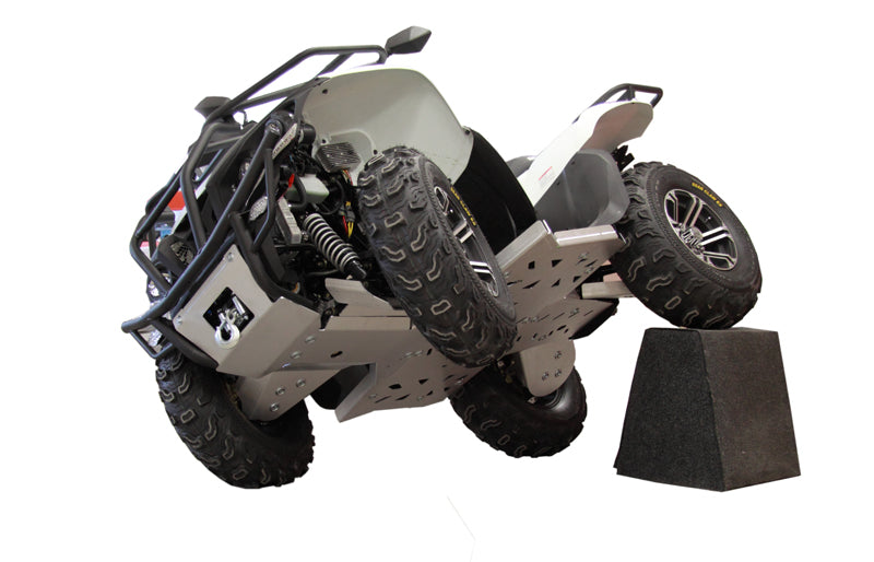 Kit plaques de protection aluminium pour quad AX700 (aluminium) – protection châssis complète, robuste et durable