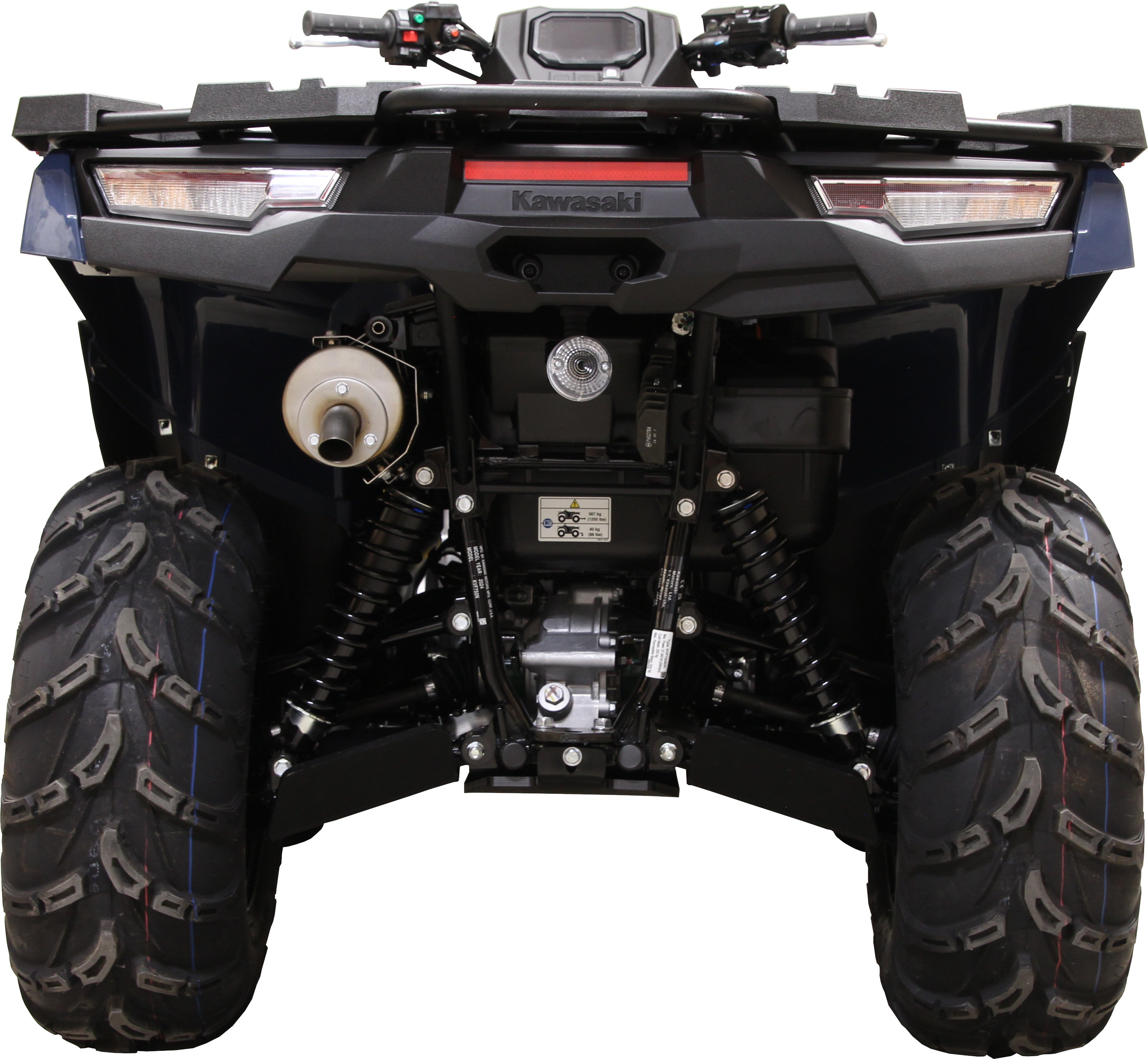 Kit plaques de protection plastique pour quad KVF 650/750 BruteForce (plastic) – protection châssis complète, robuste et durable