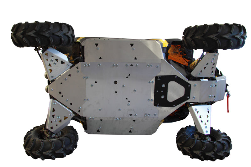 Kit plaques de protection aluminium pour quad Maverick (-2014) (aluminium) – protection châssis complète, robuste et durable