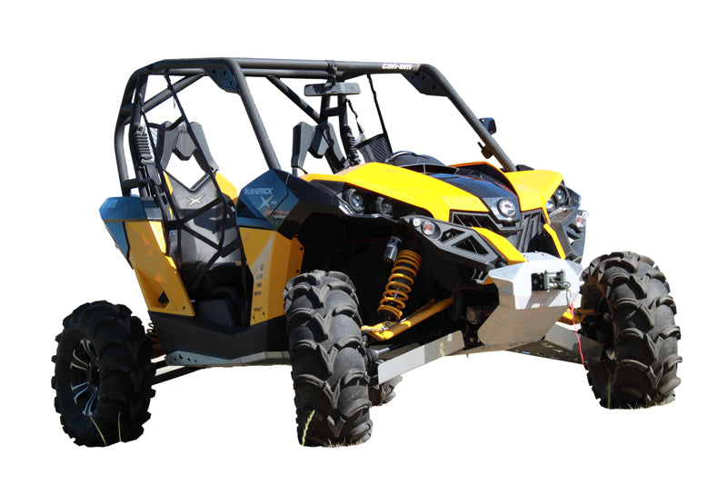 Kit plaques de protection aluminium pour quad Maverick (-2014) (aluminium) – protection châssis complète, robuste et durable