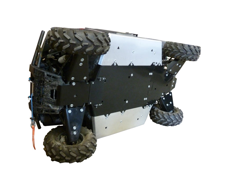 Kit plaques de protection aluminium pour quad Ranger 1000 Diesel (-2018), Ranger 900 XP (aluminium/plastic) – protection châssis complète, robuste et durable
