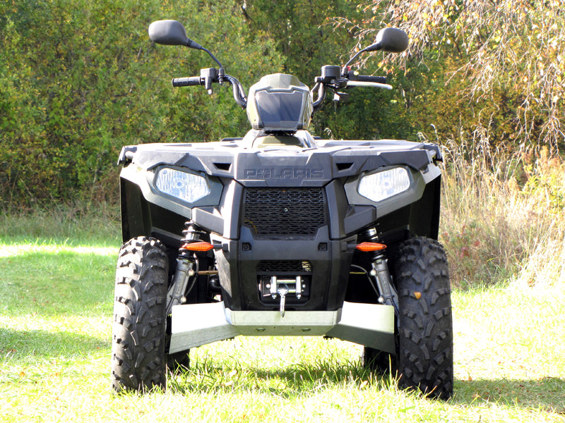 Kit plaques de protection aluminium pour quad Sportsman 570 / 450 HO (-2020) (aluminium) – protection châssis complète, robuste et durable