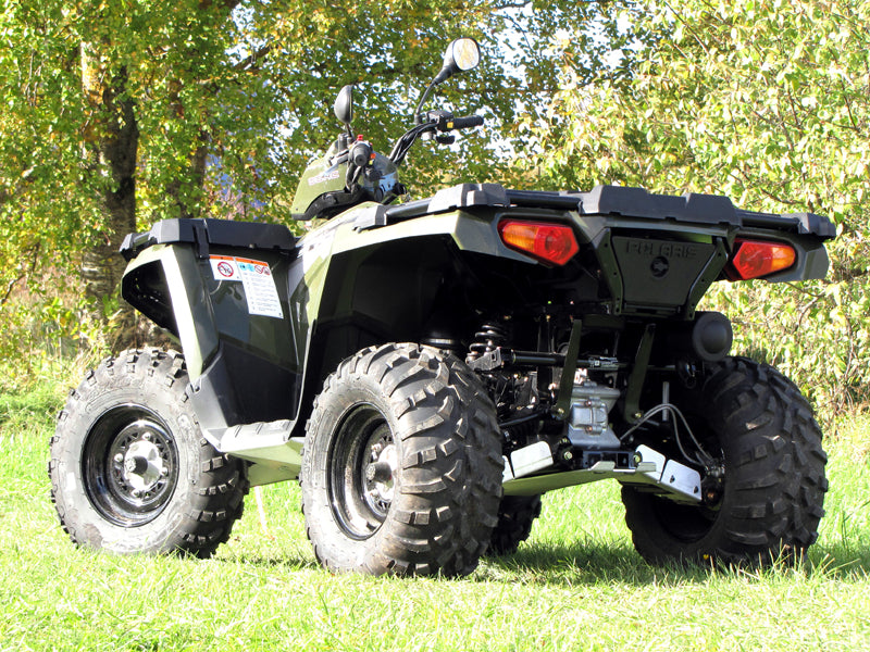 Kit plaques de protection aluminium pour quad Sportsman 570 / 450 HO (-2020) (aluminium) – protection châssis complète, robuste et durable