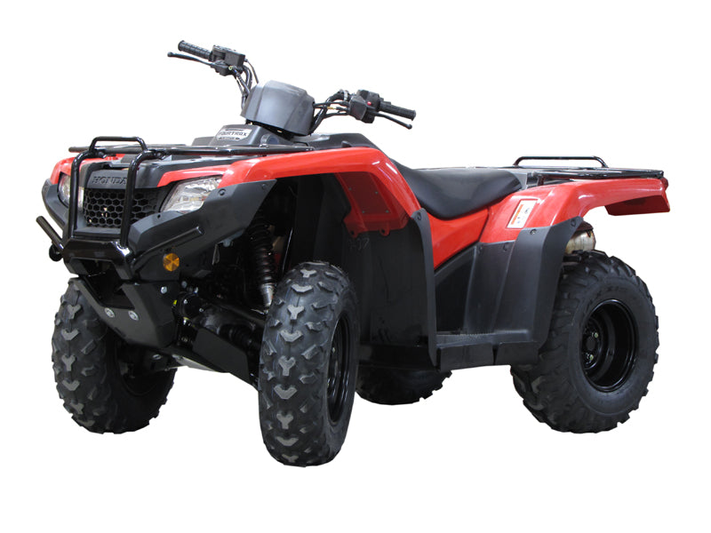 Kit plaques de protection plastique pour quad TRX 420 FA/FE/FM (2014+) (plastic) – protection châssis complète, robuste et durable