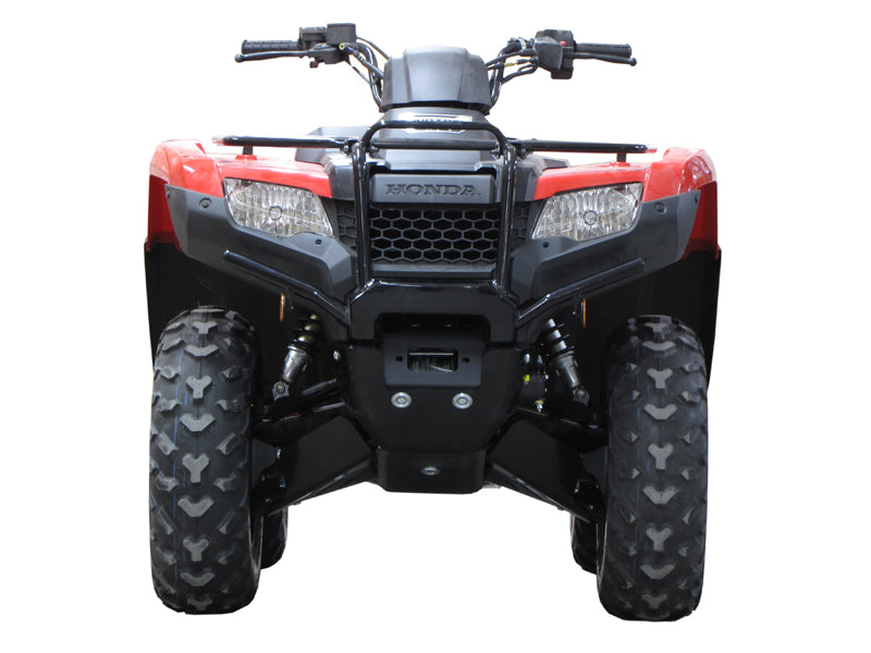 Kit plaques de protection plastique pour quad TRX 420 FA/FE/FM (2014+) (plastic) – protection châssis complète, robuste et durable