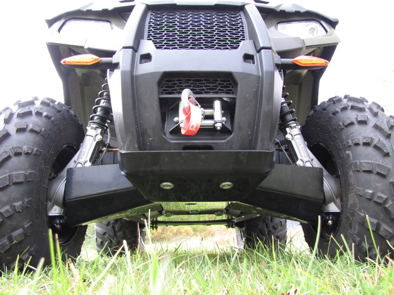 Kit plaques de protection plastique pour quad Sportsman Touring 570 (-2023), Sportsman X2 570 (plastic) – protection châssis complète, robuste et durable