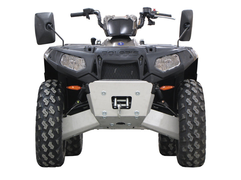 Kit plaques de protection aluminium pour quad Sportsman 550, Sportsman 850 (-2014) (aluminium) – protection châssis complète, robuste et durable