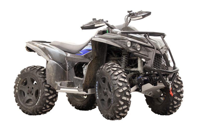 Kit plaques de protection aluminium pour quad MBX 700 (aluminium) – protection châssis complète, robuste et durable