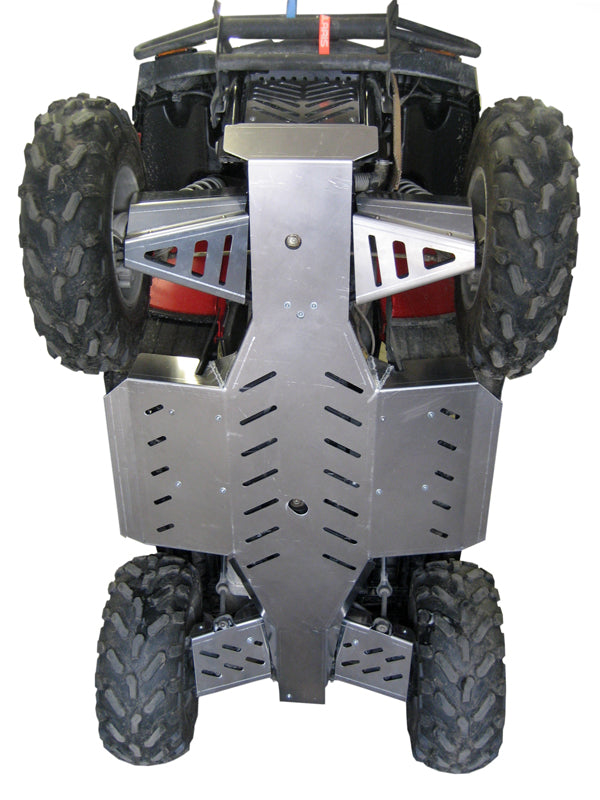 Kit plaques de protection aluminium pour quad Sportsman X2 800 (aluminium) – protection châssis complète, robuste et durable