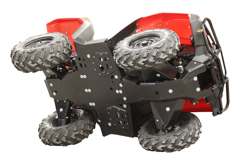 Kit plaques de protection plastique pour quad TRX 420 FA6 (IRS), TRX 500/520 FA (IRS) (plastic) – protection châssis complète, robuste et durable