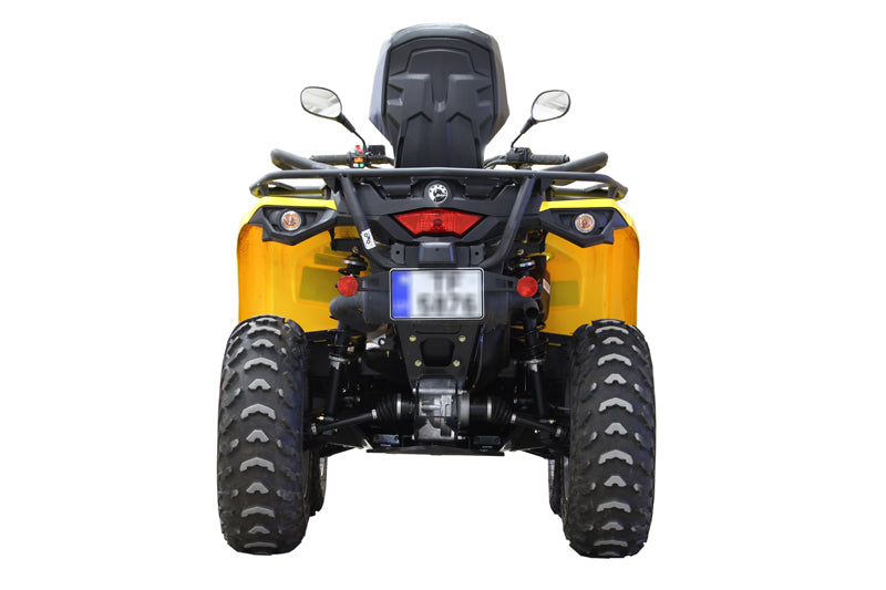 Kit plaques de protection plastique pour quad Outlander G2 450/570 MAX (2017+), Outlander G2 L MAX (plastic) – protection châssis complète, robuste et durable