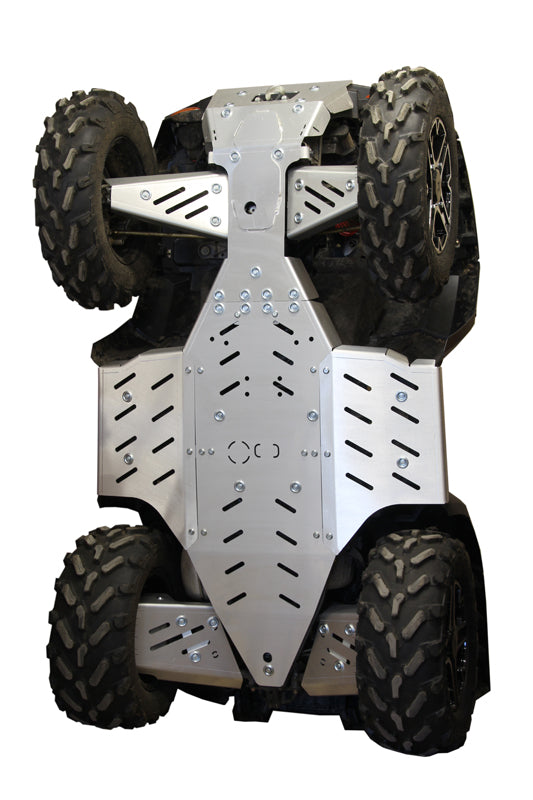 Kit plaques de protection aluminium pour quad Sportsman 1000 (-2016), Sportsman 850 (2015+) (aluminium) – protection châssis complète, robuste et durable