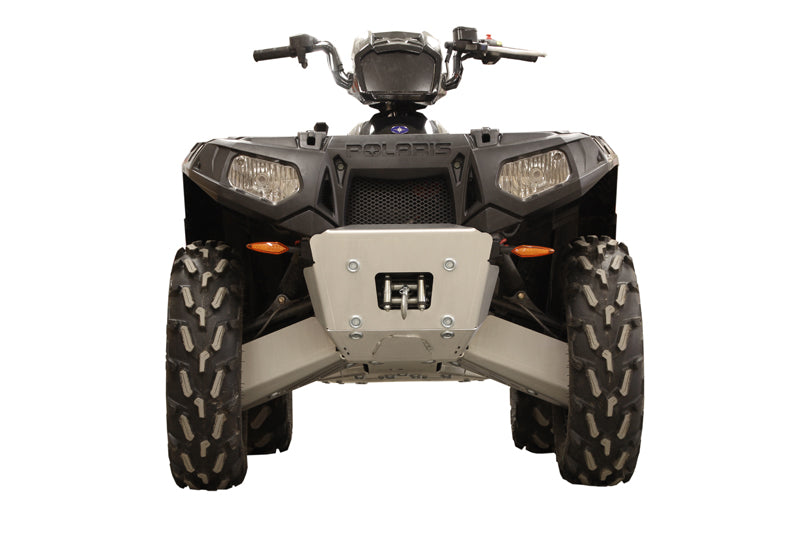 Kit plaques de protection aluminium pour quad Sportsman 1000 (-2016), Sportsman 850 (2015+) (aluminium) – protection châssis complète, robuste et durable