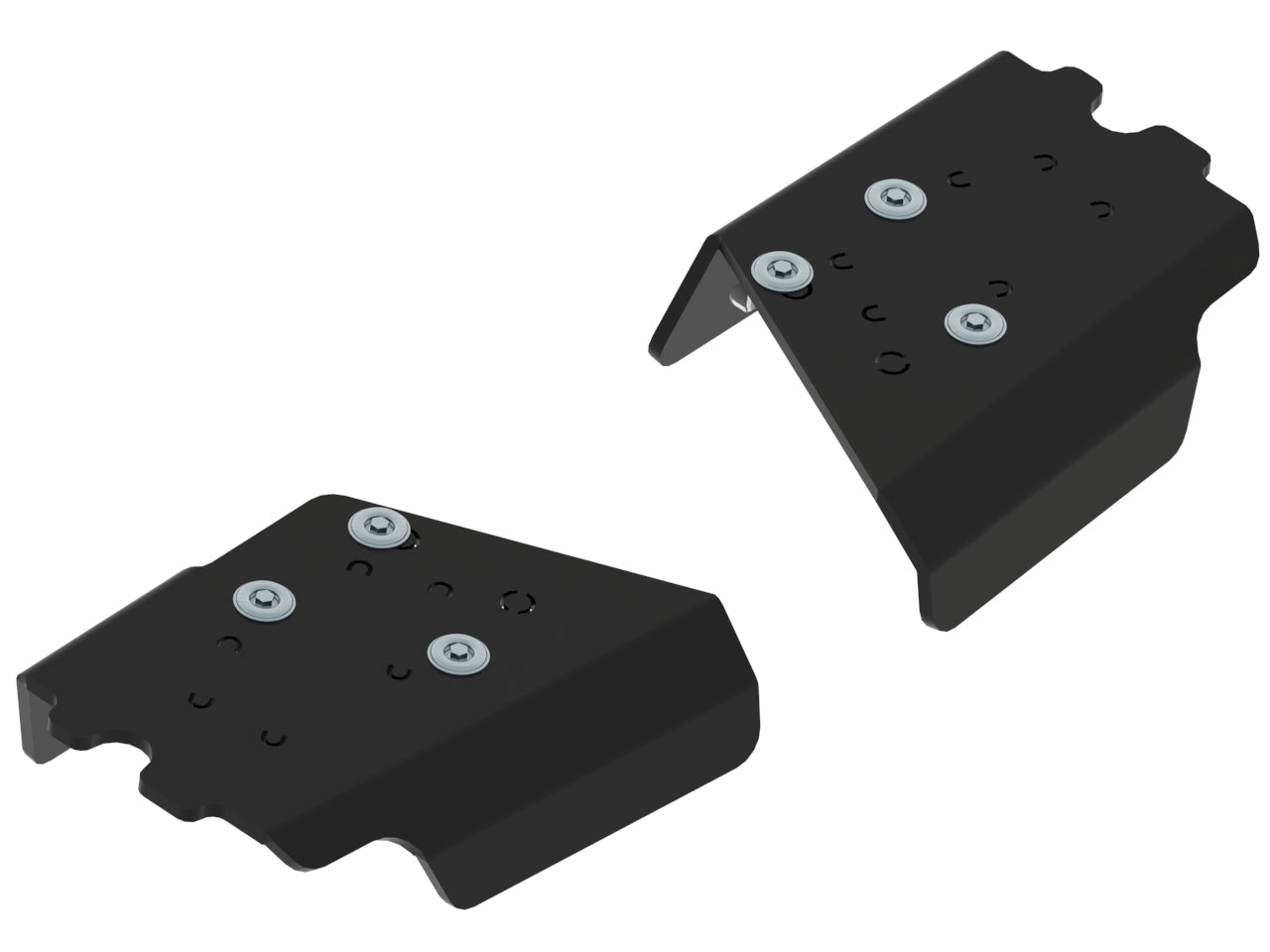 Kit plaques de protection plastique pour quad Sportsman 550, Sportsman 850 (2015+) (pair) – protection châssis complète, robuste et durable