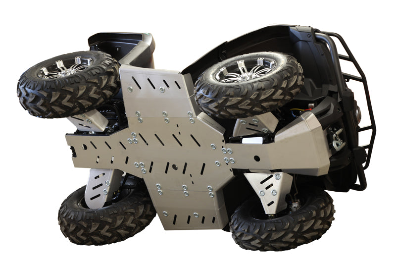 Kit plaques de protection aluminium pour quad CFORCE 450/520-S (-2021) (aluminium) – protection châssis complète, robuste et durable