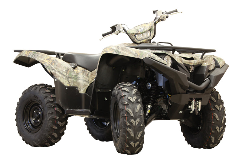 Kit plaques de protection plastique pour quad Grizzly 700 (2016+) (plastic) – protection châssis complète, robuste et durable