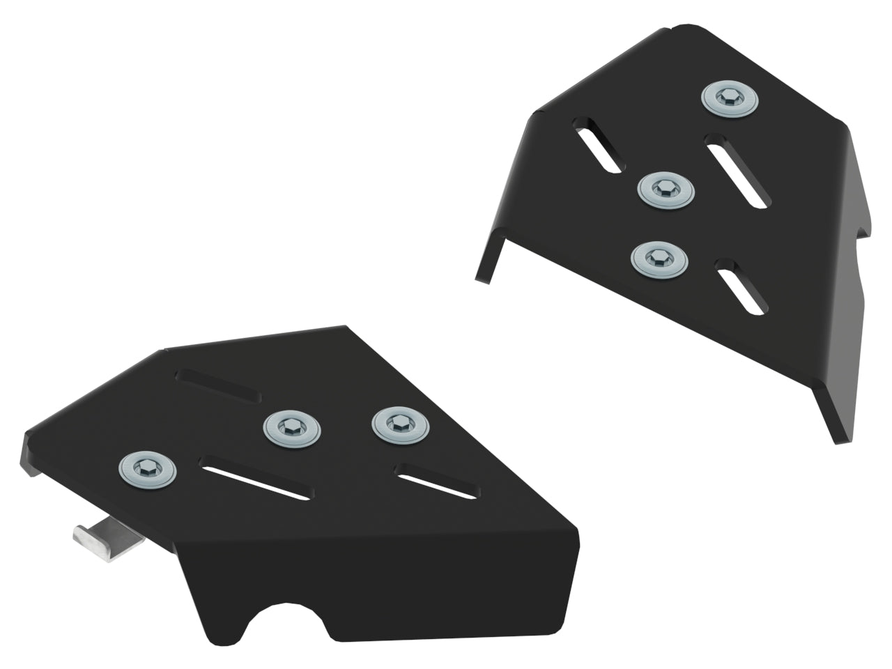 Kit plaques de protection plastique pour quad Kodiak 700 (pair) – protection châssis complète, robuste et durable