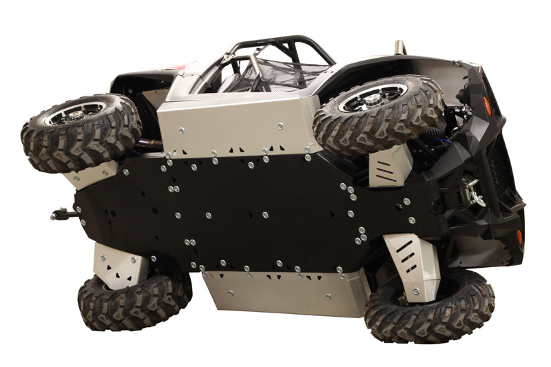Kit plaques de protection aluminium pour quad RZR 570 (aluminium/plastic) – protection châssis complète, robuste et durable