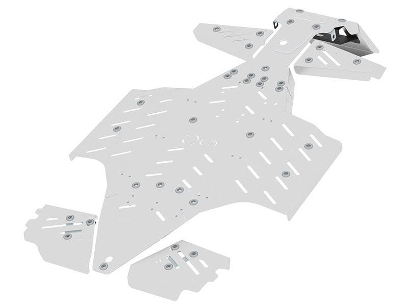 Kit plaques de protection aluminium pour quad Sportsman Touring 850 (2015+), Sportsman Touring XP 1000 (-2017) (aluminium) – protection châssis complète, robuste et durable