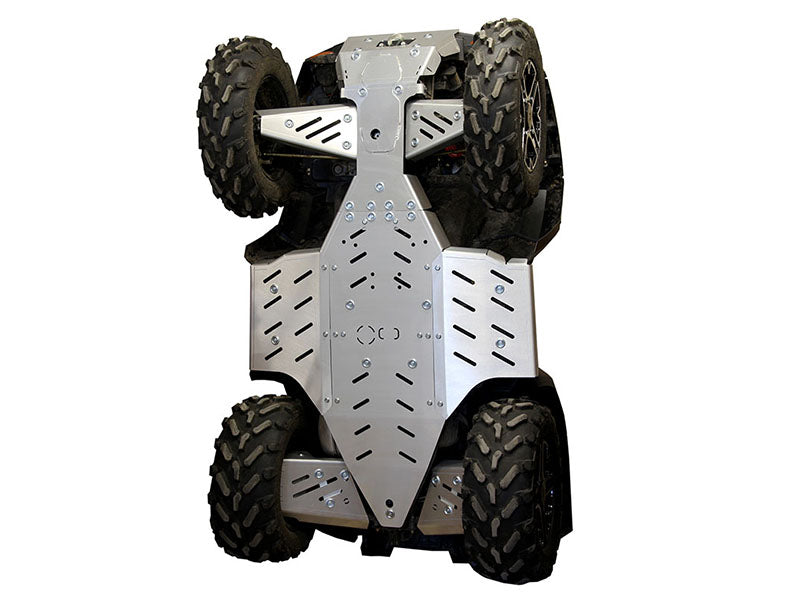 Kit plaques de protection aluminium pour quad Sportsman Touring 850 (2015+), Sportsman Touring XP 1000 (-2017) (aluminium) – protection châssis complète, robuste et durable