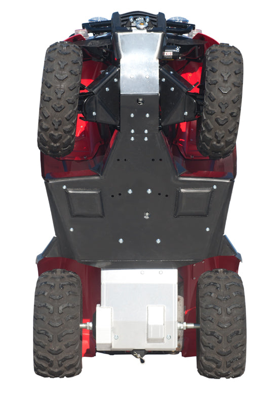 Kit plaques de protection plastique pour quad TRX 420 FE/FM (-2013) (plastic) – protection châssis complète, robuste et durable