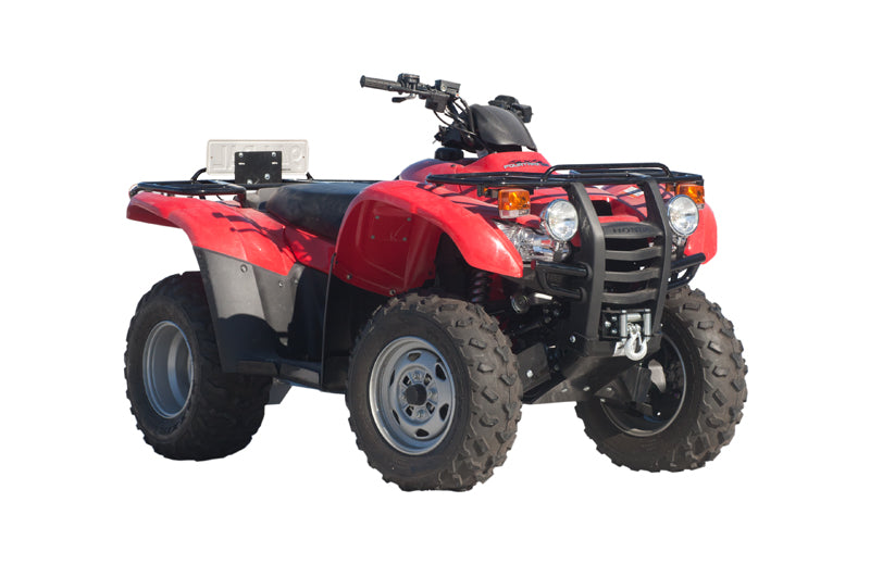 Kit plaques de protection plastique pour quad TRX 420 FE/FM (-2013) (plastic) – protection châssis complète, robuste et durable