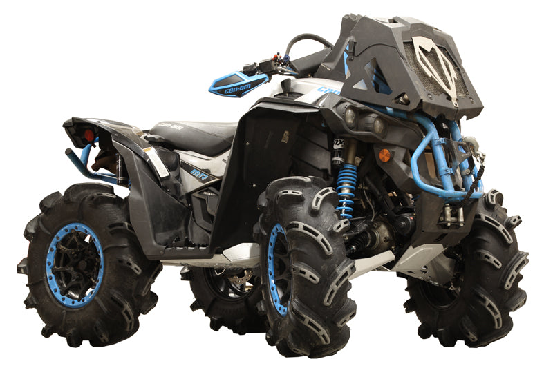 Kit plaques de protection aluminium pour quad Renegade X MR (-2016) (aluminium) – protection châssis complète, robuste et durable