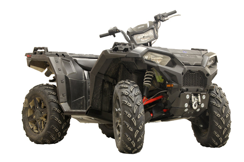 Kit plaques de protection plastique pour quad Sportsman 1000 (2017+) (plastic) – protection châssis complète, robuste et durable