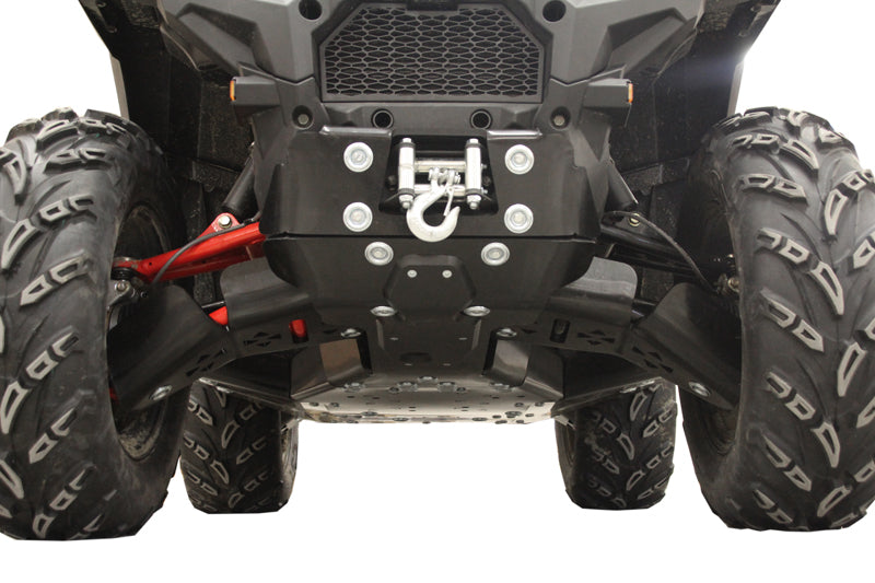Kit plaques de protection plastique pour quad Sportsman 1000 (2017+) (plastic) – protection châssis complète, robuste et durable