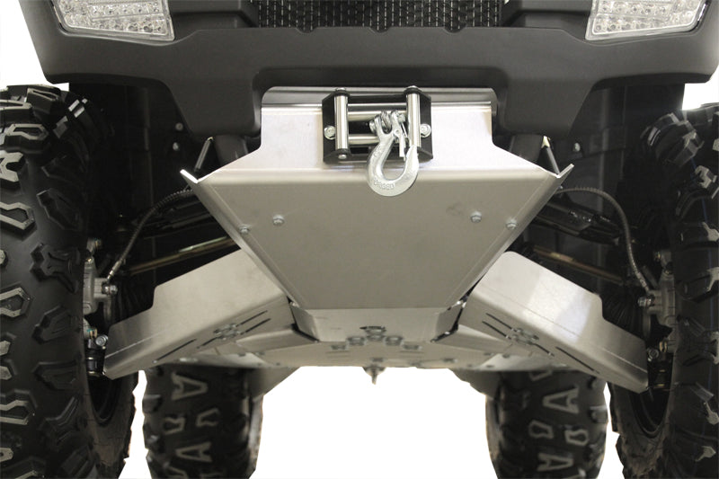 Kit plaques de protection aluminium pour quad Cobalt / Iron MAX (aluminium) – protection châssis complète, robuste et durable