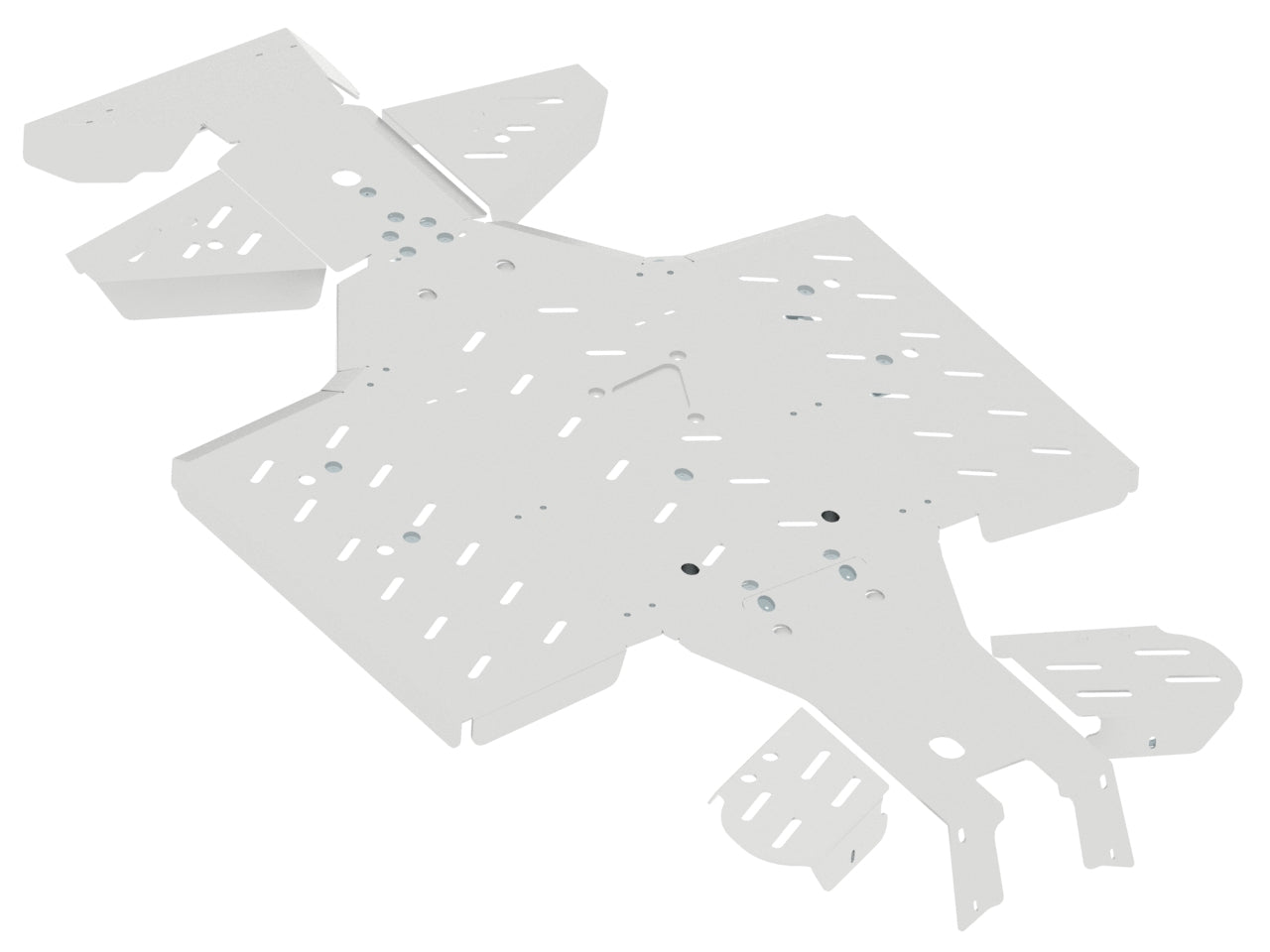 Kit plaques de protection aluminium pour quad Cobalt / Iron MAX (aluminium) – protection châssis complète, robuste et durable