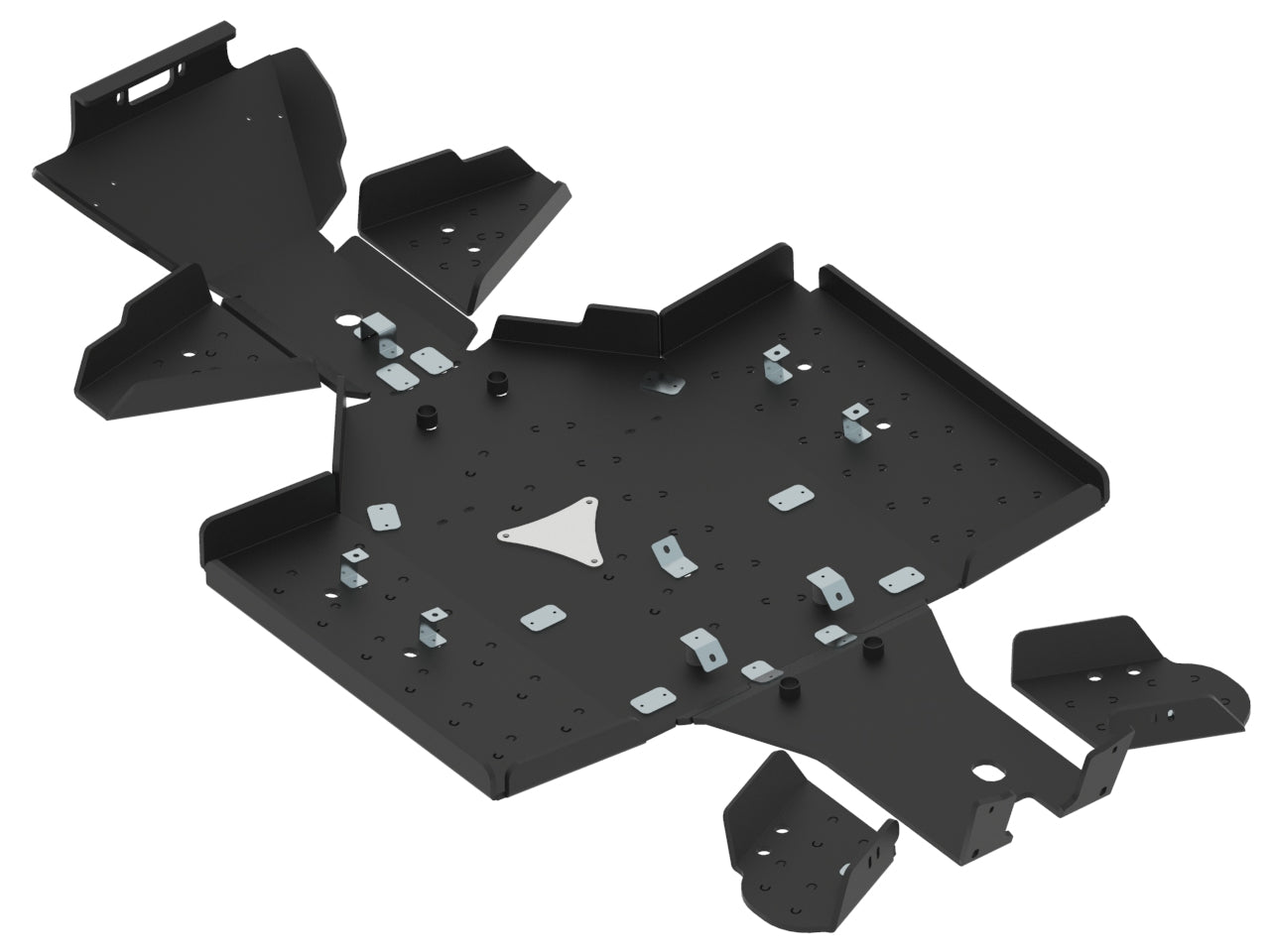 Kit plaques de protection plastique pour quad Cobalt / Iron MAX (plastic) – protection châssis complète, robuste et durable