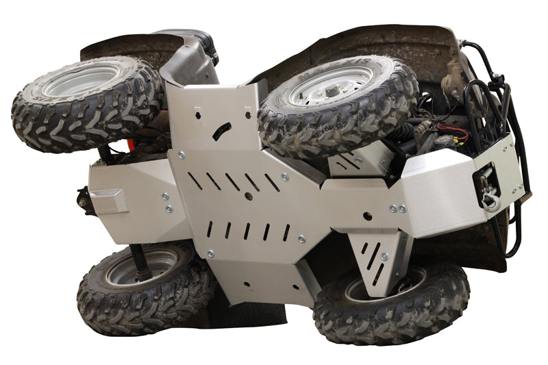 Kit plaques de protection aluminium pour quad Eiger 400 (aluminium) – protection châssis complète, robuste et durable