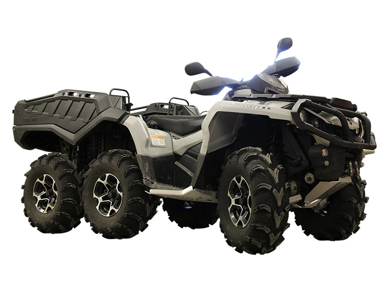 Kit plaques de protection aluminium pour quad Outlander 6x6 (2013-2016) (aluminium) – protection châssis complète, robuste et durable