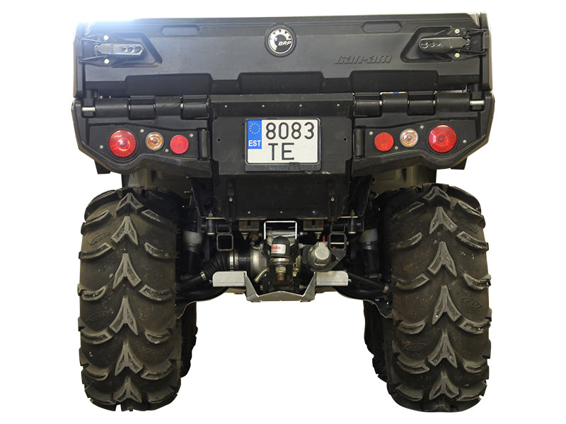 Kit plaques de protection aluminium pour quad Outlander 6x6 (2013-2016) (aluminium) – protection châssis complète, robuste et durable