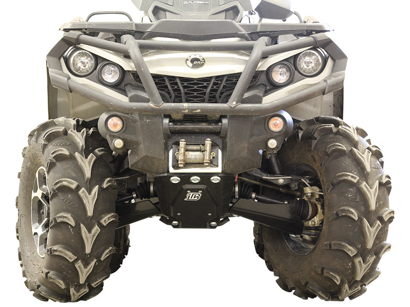 Kit plaques de protection plastique pour quad Outlander 6x6 (2013-2016) (plastic) – protection châssis complète, robuste et durable
