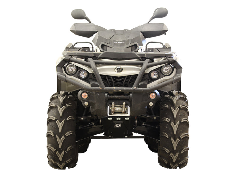 Kit plaques de protection plastique pour quad Outlander 6x6 (2013-2016) (plastic) – protection châssis complète, robuste et durable