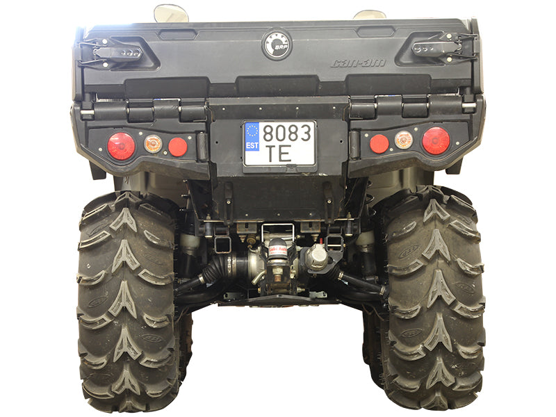 Kit plaques de protection plastique pour quad Outlander 6x6 (2013-2016) (plastic) – protection châssis complète, robuste et durable