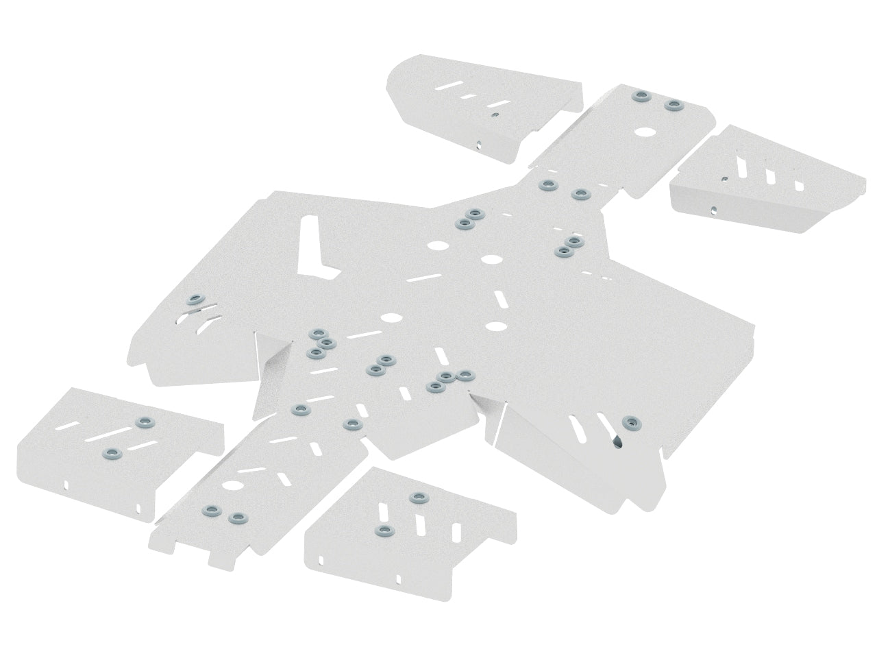 Kit plaques de protection aluminium pour quad 1000 Blade, 1000 LTX Blade (aluminium) – protection châssis complète, robuste et durable