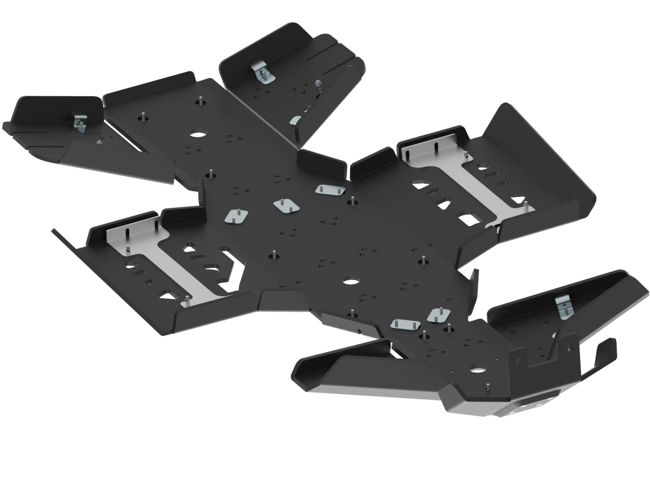 Kit plaques de protection plastique pour quad Alterra 550/700 (plastic) – protection châssis complète, robuste et durable