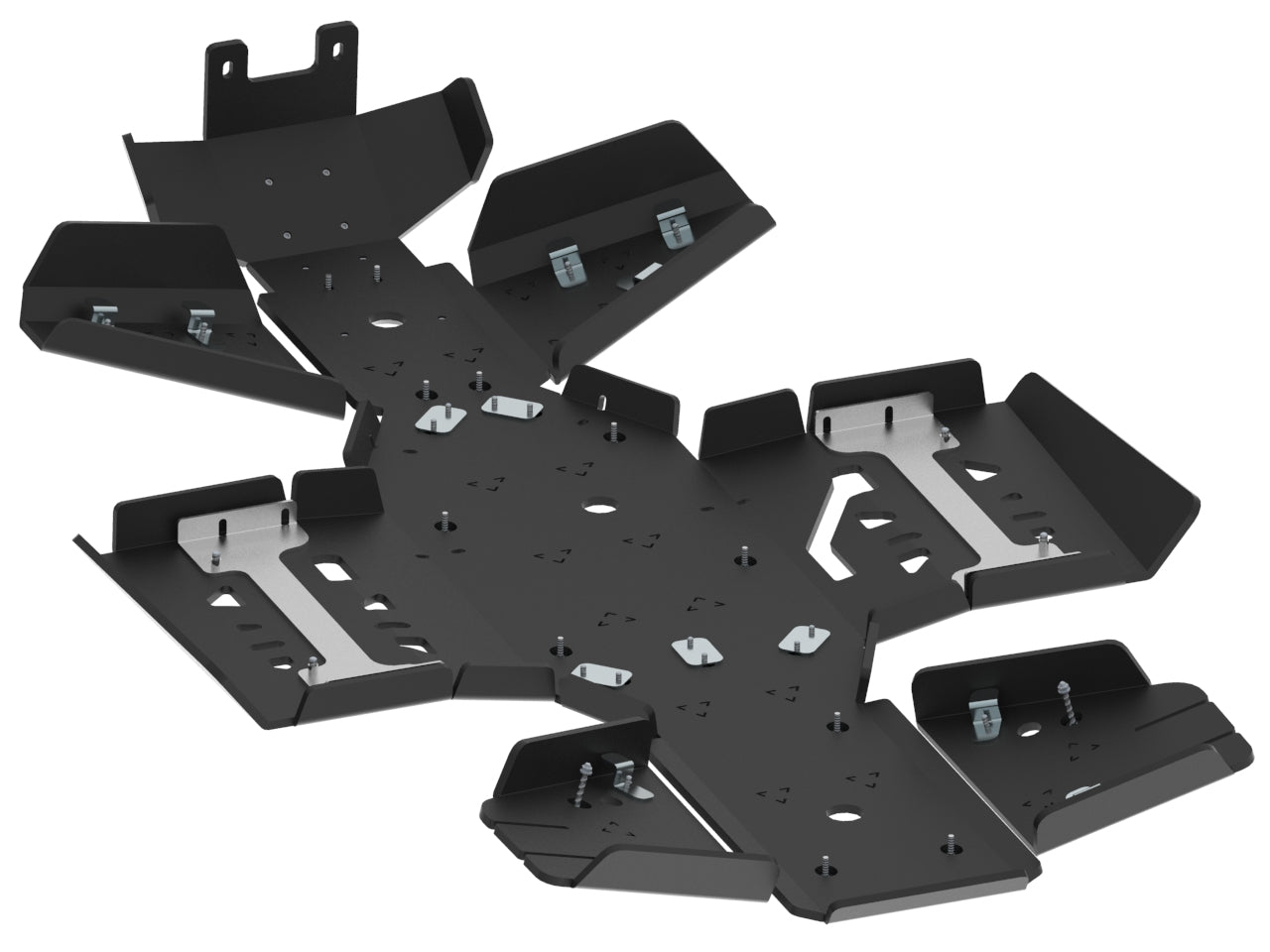 Kit plaques de protection plastique pour quad Alterra 550/700 (plastic) – protection châssis complète, robuste et durable