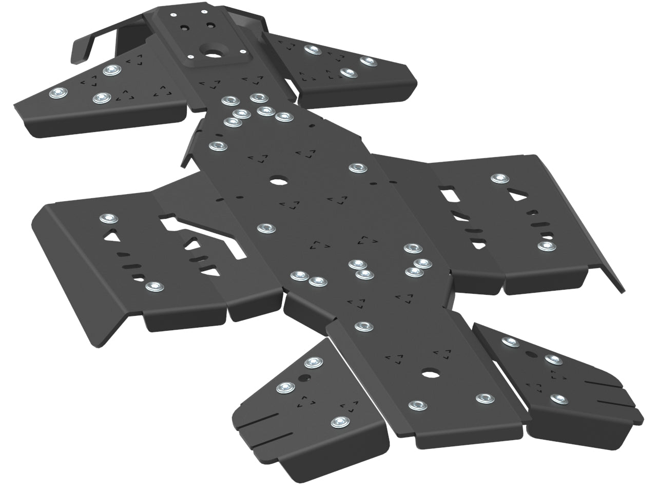 Kit plaques de protection plastique pour quad Alterra 550/700 (plastic) – protection châssis complète, robuste et durable