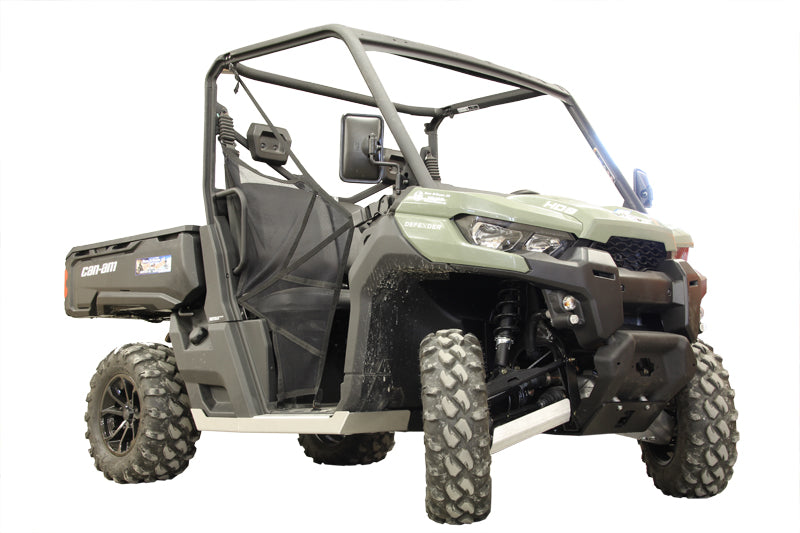 Kit plaques de protection aluminium pour quad Defender/Traxter (-2018) (aluminium/plastic) – protection châssis complète, robuste et durable