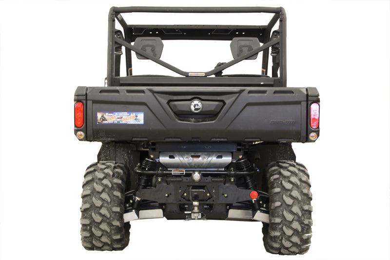 Kit plaques de protection aluminium pour quad Defender/Traxter (-2018) (aluminium/plastic) – protection châssis complète, robuste et durable