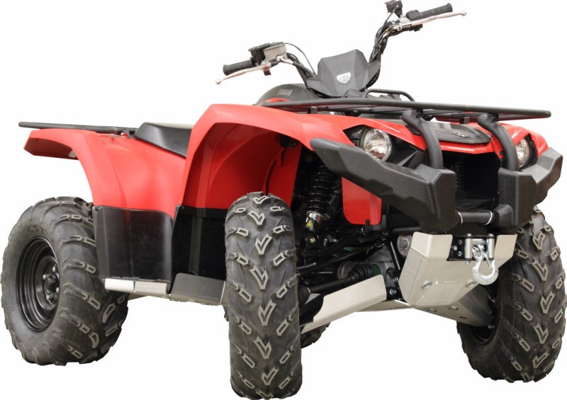 Kit plaques de protection aluminium pour quad Kodiak 450 (2017+) (aluminium) – protection châssis complète, robuste et durable