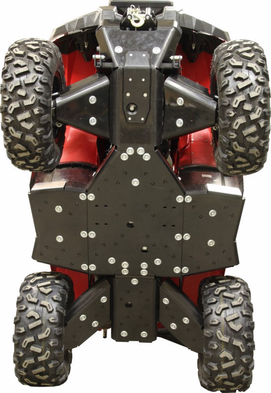 Kit plaques de protection plastique pour quad Kodiak 450 (2017+) (plastic) – protection châssis complète, robuste et durable