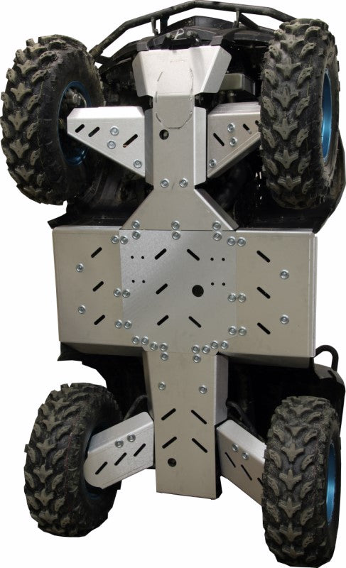 Kit plaques de protection aluminium pour quad Tactic 550/750 2-Up (aluminium) – protection châssis complète, robuste et durable