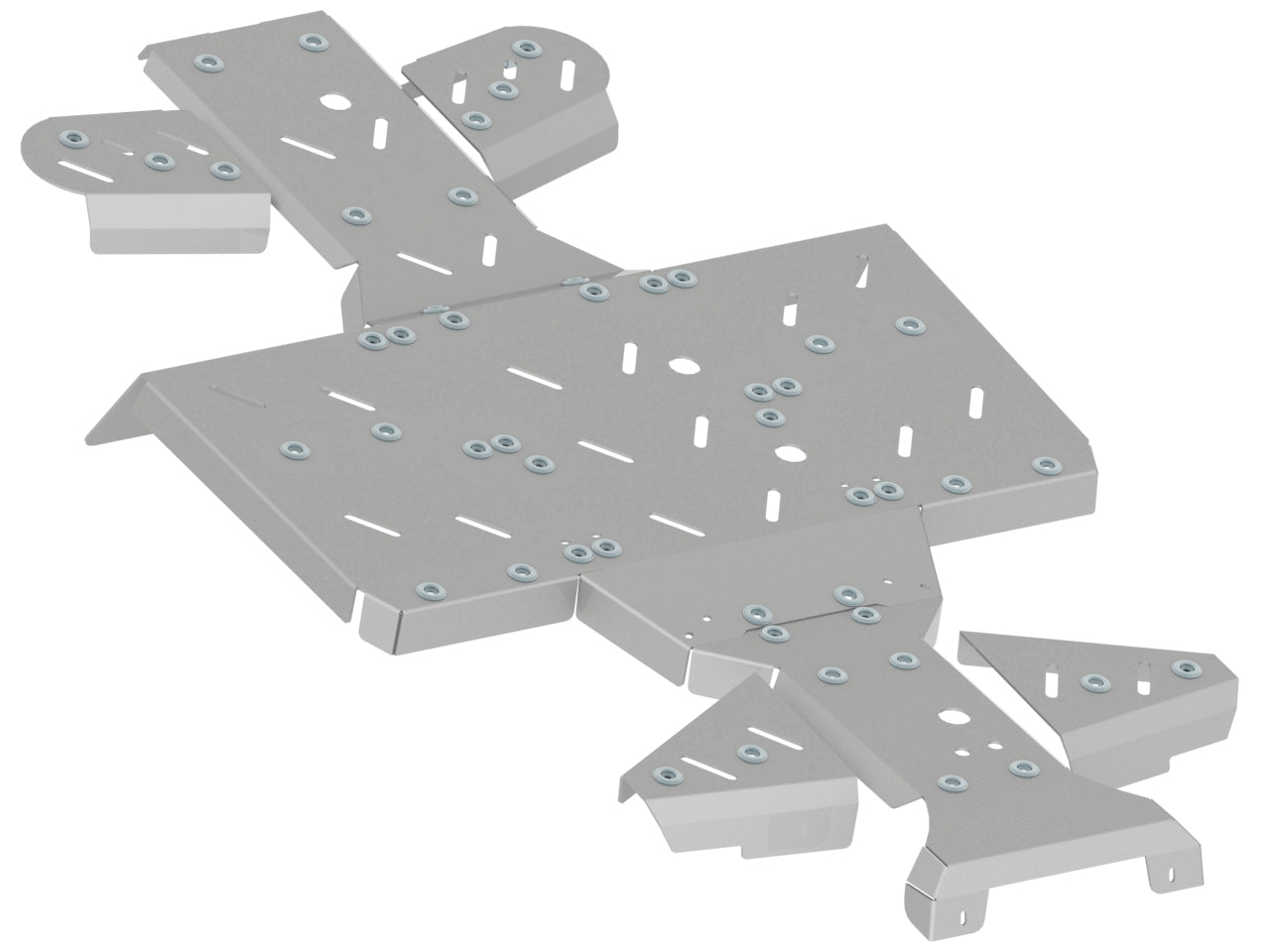 Kit plaques de protection aluminium pour quad 800 (aluminium) – protection châssis complète, robuste et durable